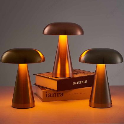 Nordic Led Gold Table Rechargeable Desktop Night Lights